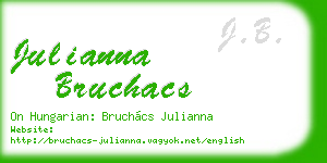 julianna bruchacs business card
