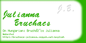 julianna bruchacs business card
